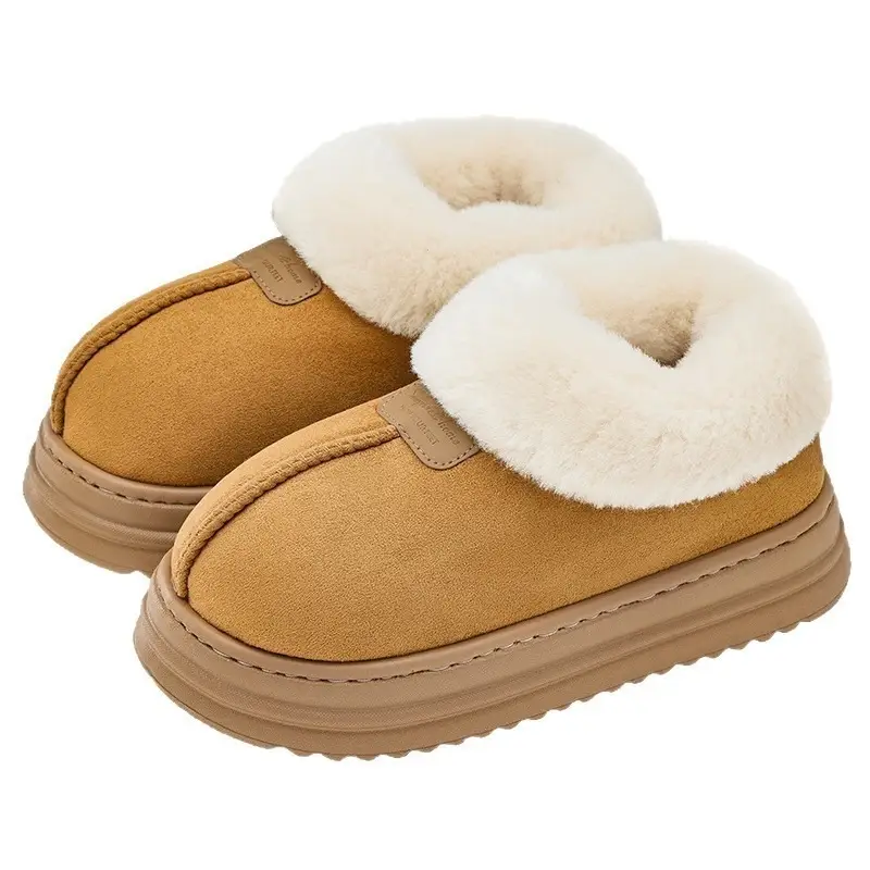 Women Velvet Snow Boots Warm Fur All-In-One Winter - Image 7