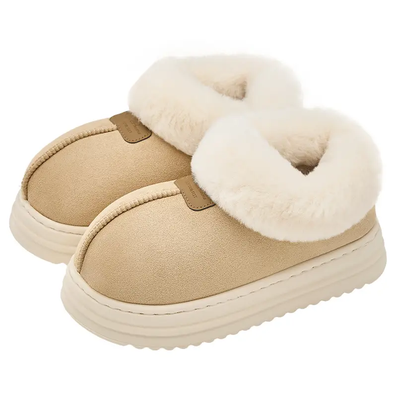 Women Velvet Snow Boots Warm Fur All-In-One Winter - Image 2