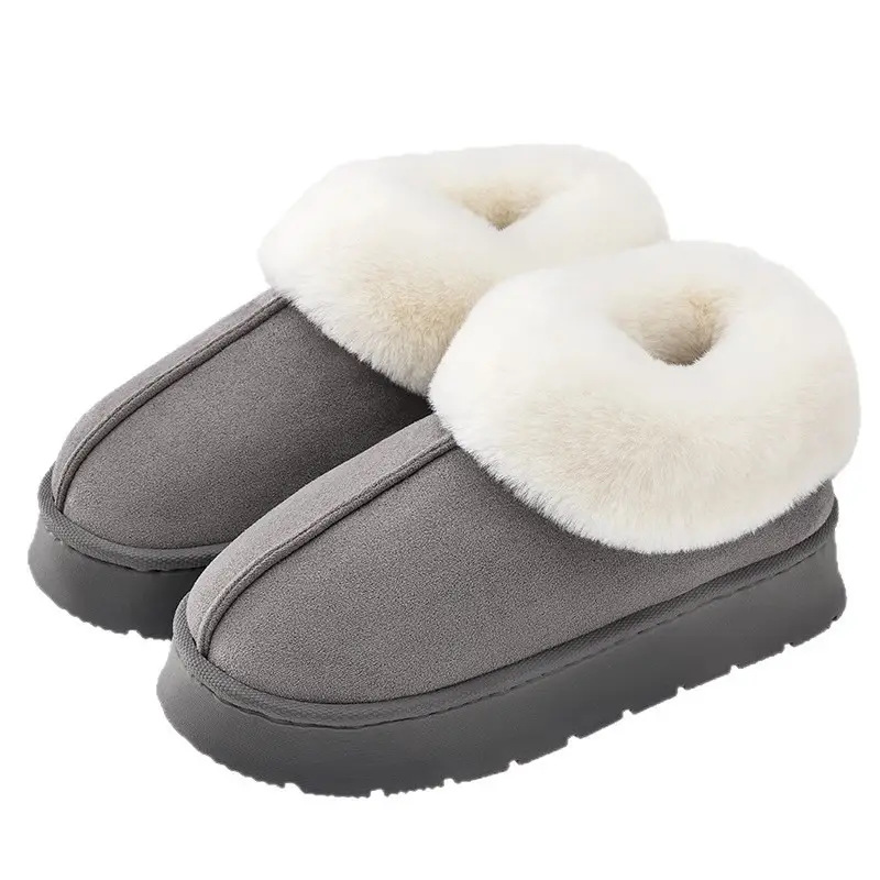 Women's Fleece Snow Boots Brown 2025