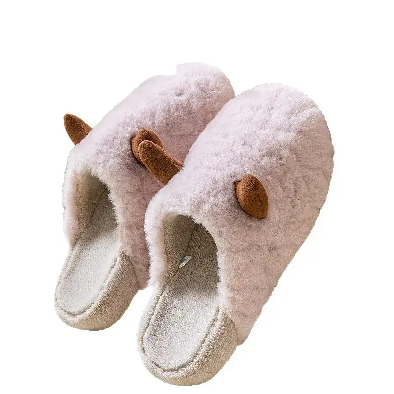 Maternity Slippers for Women 2025 New Autumn Winter Warm Soft Cotton - Image 8