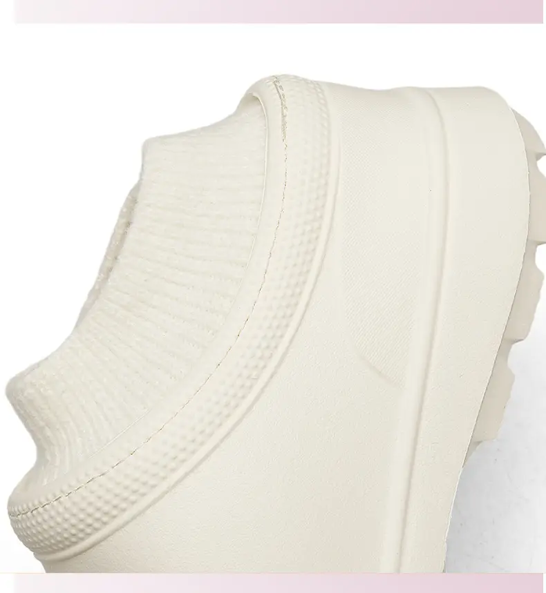Men's Winter Cotton Slippers for Outdoor Wear, Fleece-Lined and Thickened, with a Soft Feel, Closed-Toe, Trendy Sock-Style, Warm Cotton — feature 6