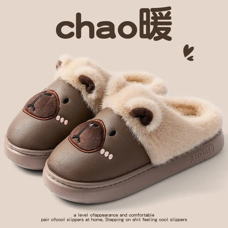 Winter Velvet Slipper for Women Warm Indoor Comfort