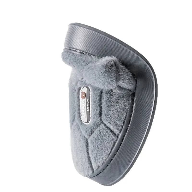 Warm Cotton Elderly Slippers Pink Medium Winter - Image 9