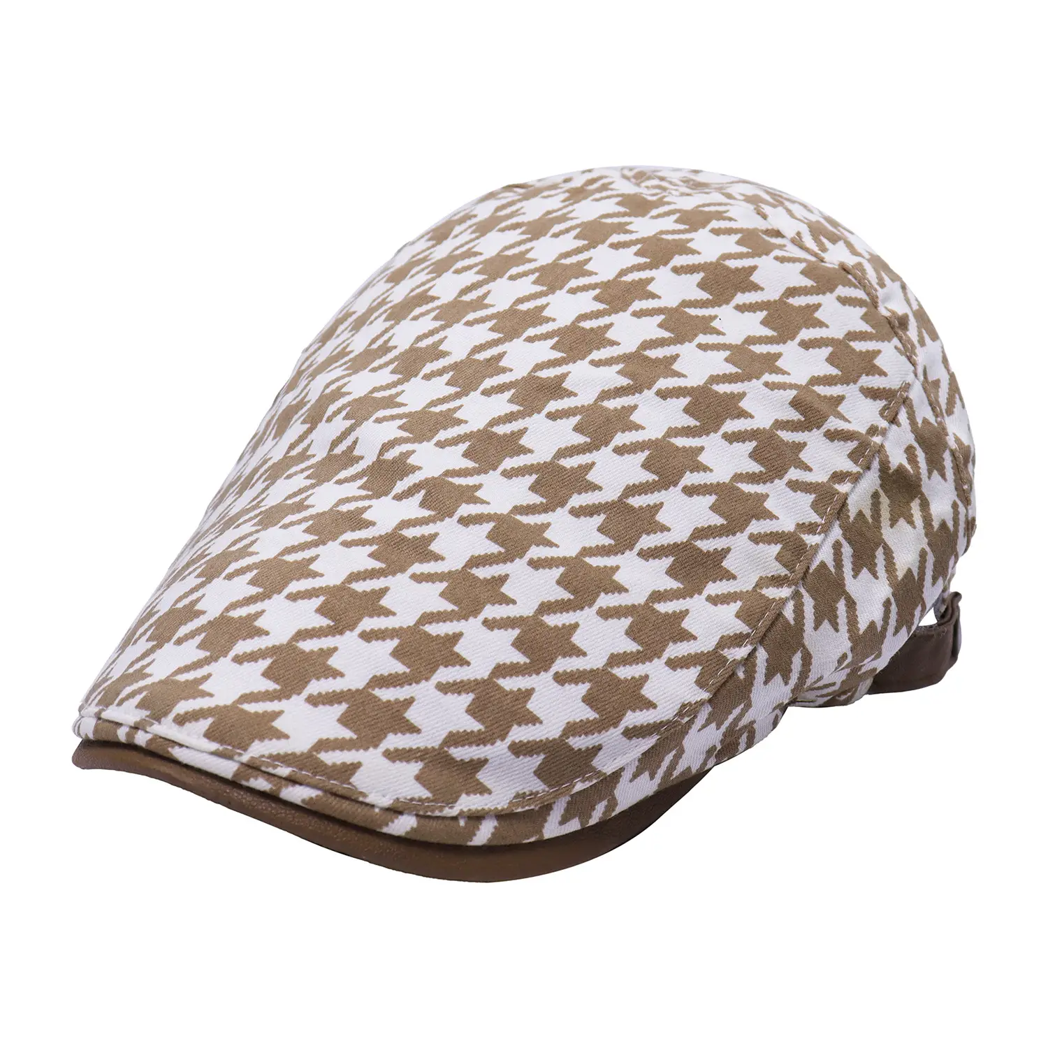 Unisex Spring Sun Hats Plaid Fabric Forward Caps - Image 29
