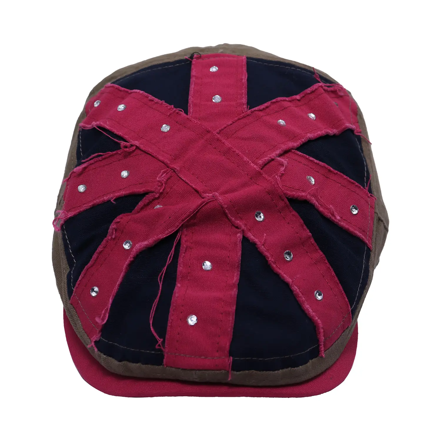 Unisex Spring Sun Hats Plaid Fabric Forward Caps — feature 16