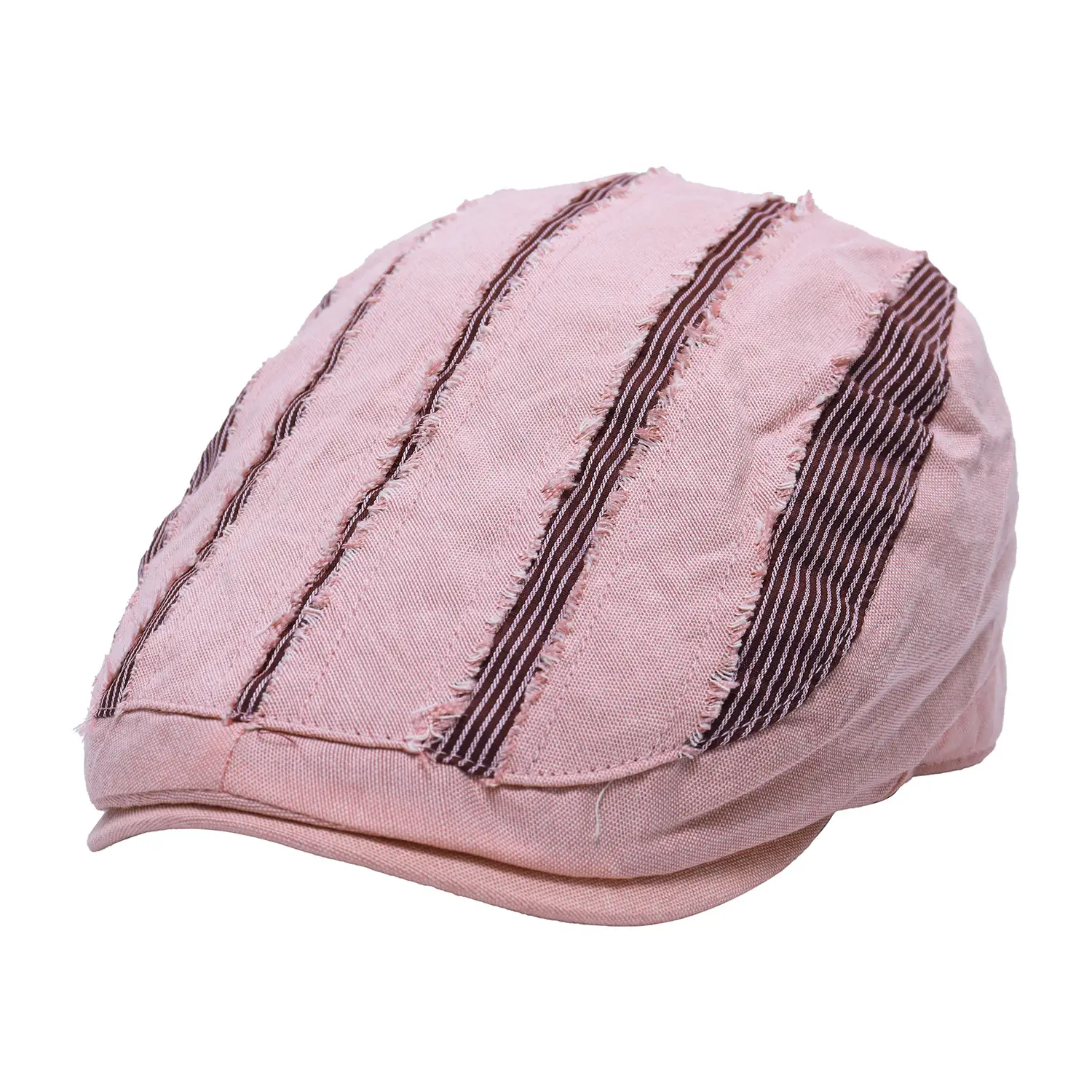 Unisex Spring Sun Hats Plaid Fabric Forward Caps — feature 23