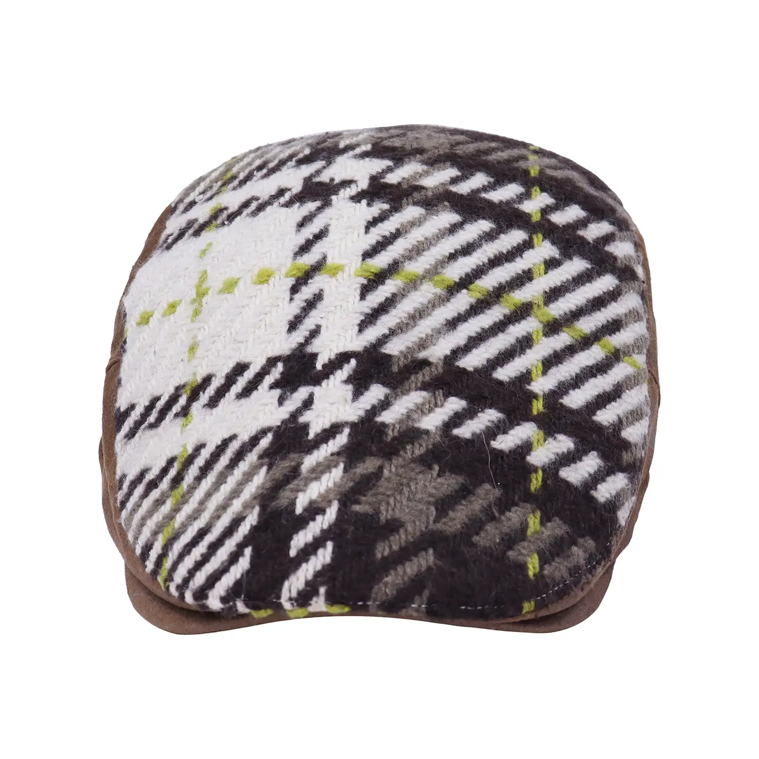 Unisex Spring Sun Hats Plaid Fabric Forward Caps — feature 26