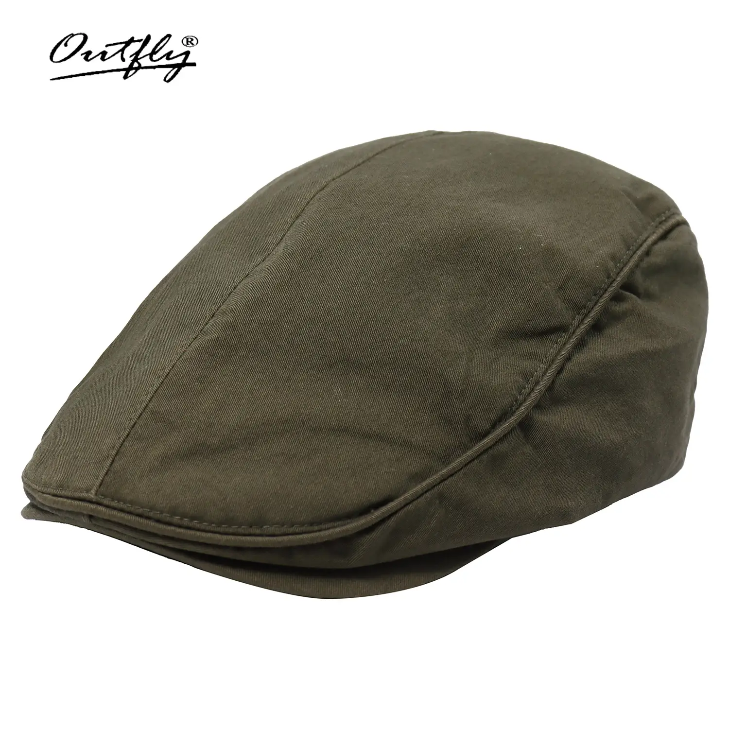 Unisex Spring Sun Hats Plaid Fabric Forward Caps - Image 11