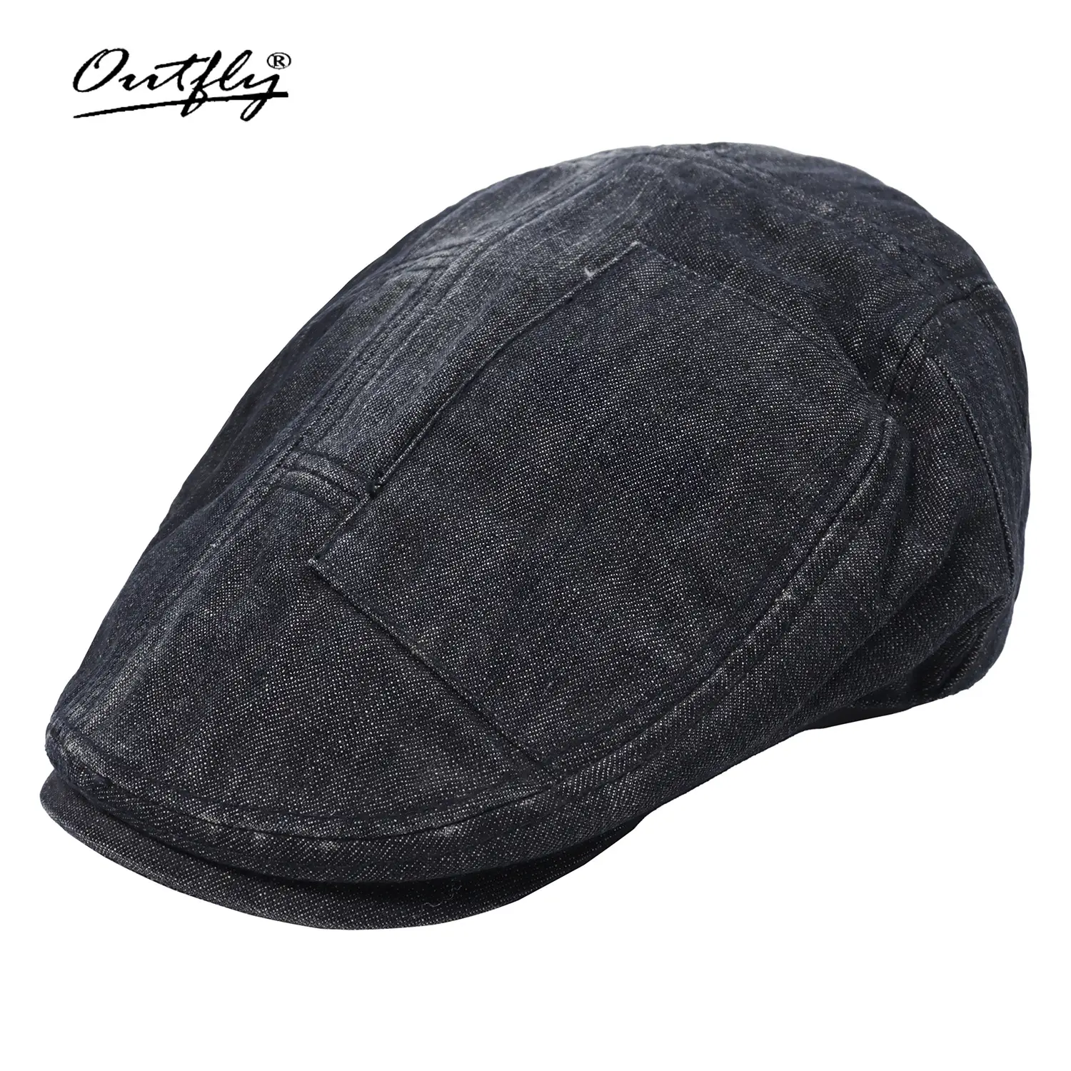 Unisex Spring Sun Hats Plaid Fabric Forward Caps - Image 13