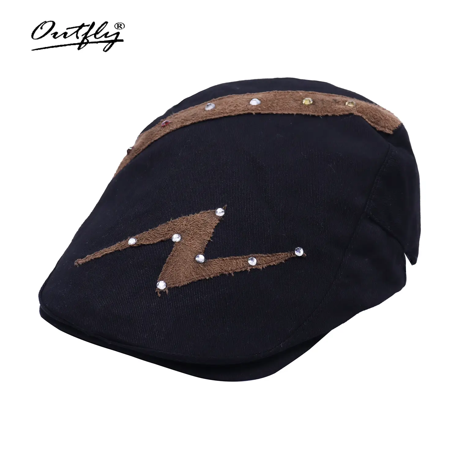 Unisex Spring Sun Hats Plaid Fabric Forward Caps - Image 16