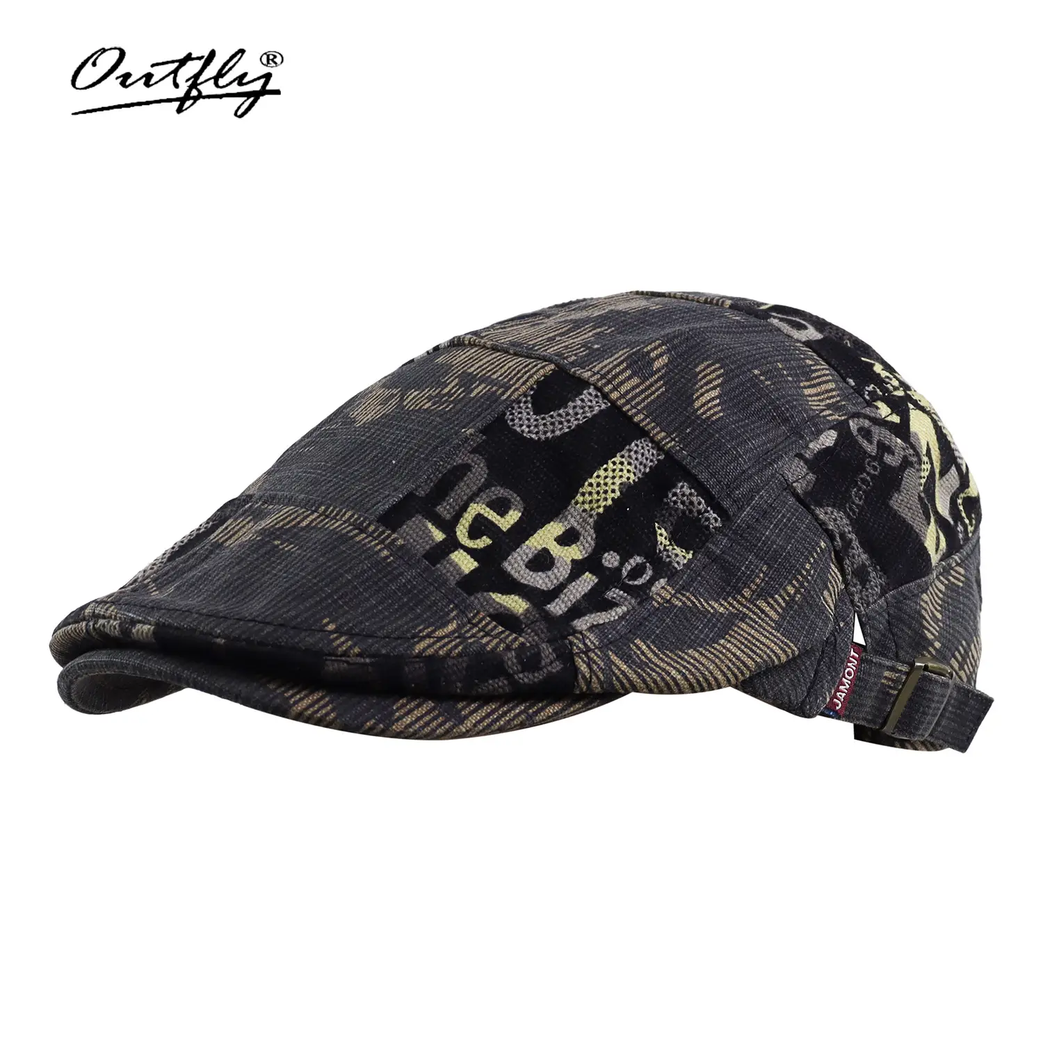 Unisex Spring Sun Hats Plaid Fabric Forward Caps - Image 24