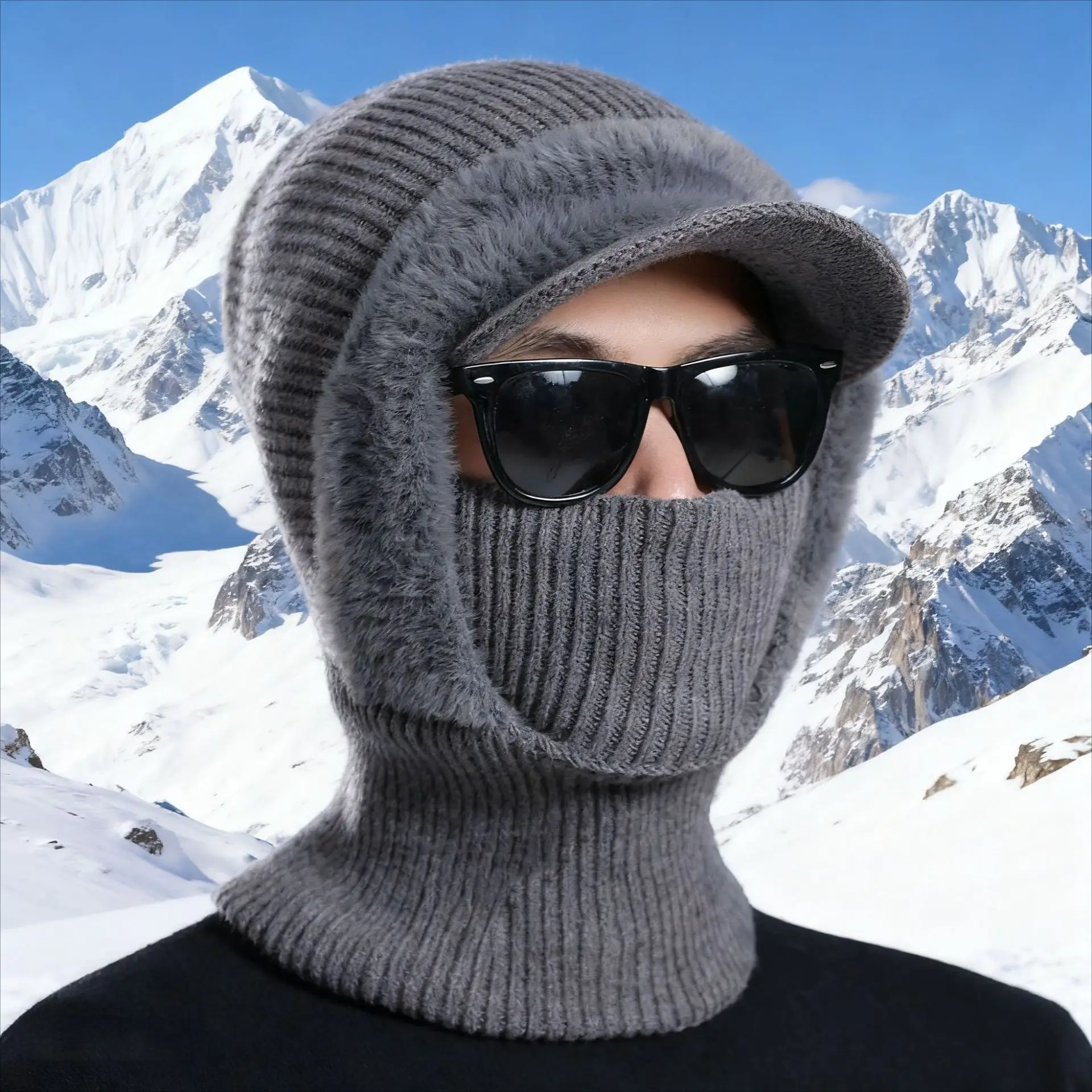 Winter Men's Woolen Hat with Duck Tongue & Ear Protection — feature 13