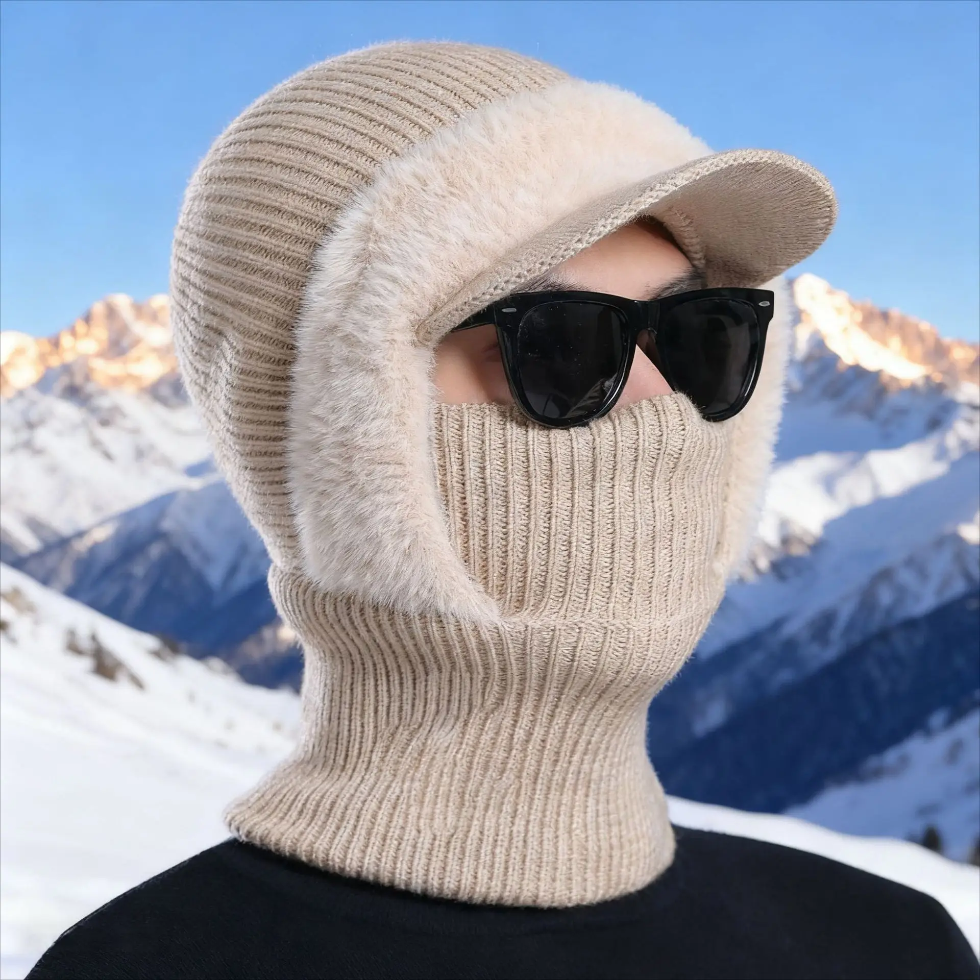 Winter Men's Woolen Hat with Duck Tongue & Ear Protection — feature 14