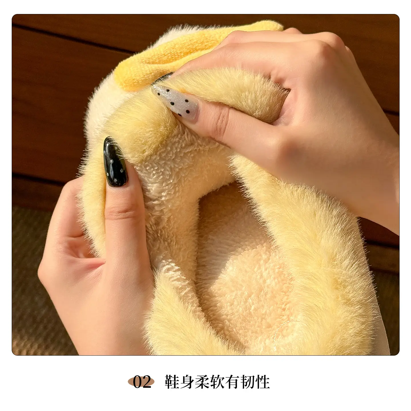 Cute Cartoon Cotton Slippers for Kids Winter Indoor Non-Slip - Image 5