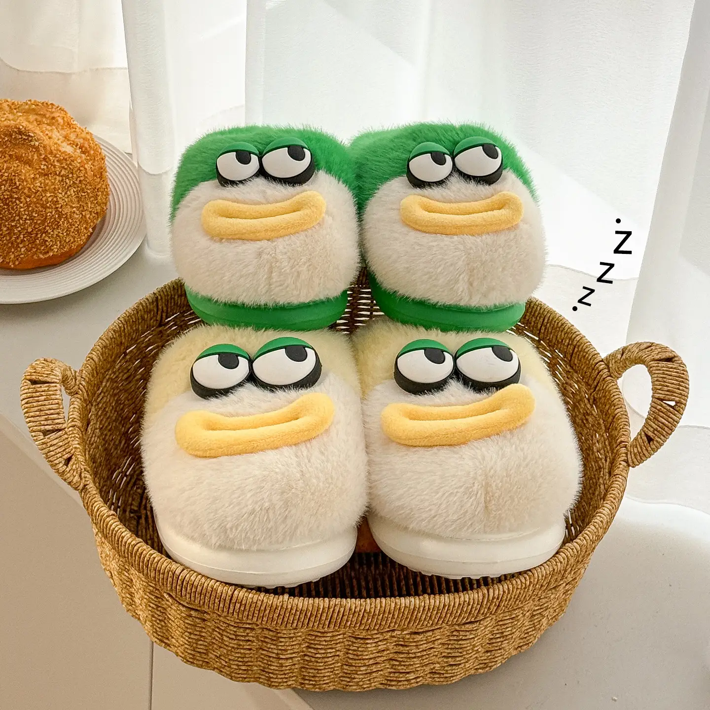 Cute Cartoon Cotton Slippers for Kids Winter Indoor Non-Slip - Image 7