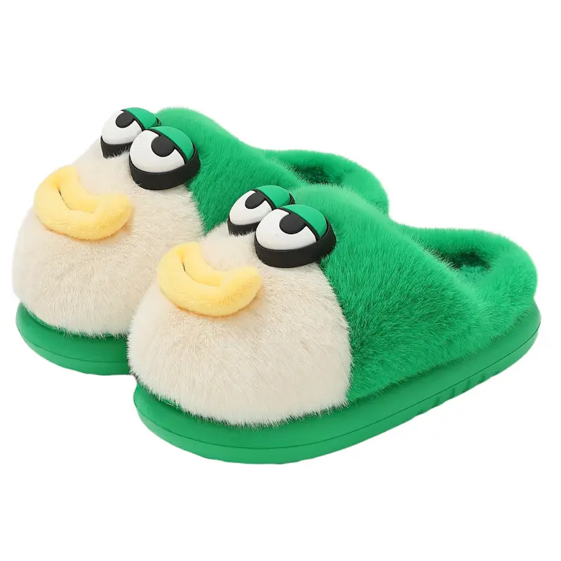Cute Cartoon Cotton Slippers for Kids Winter Indoor Non-Slip - Image 8