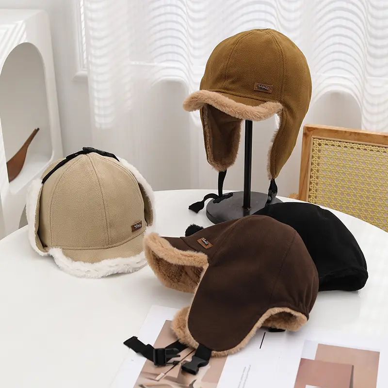 Women Fleece Earflap Trapper Hat Winter Cycling Warm — feature 3