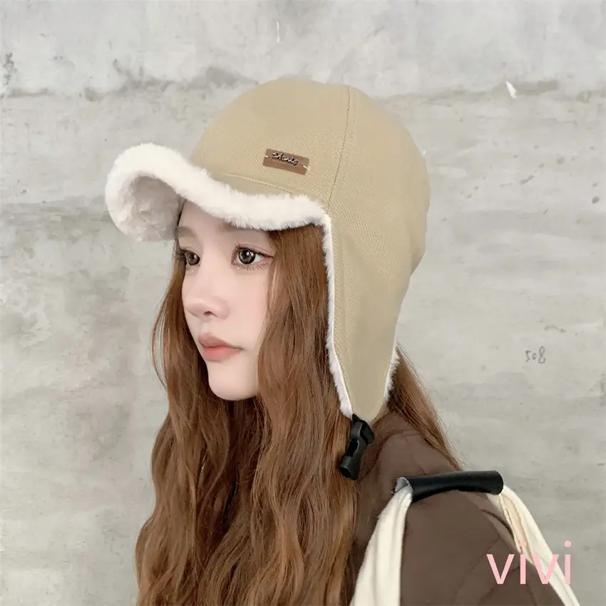 Women Fleece Earflap Trapper Hat Winter Cycling Warm — feature 6