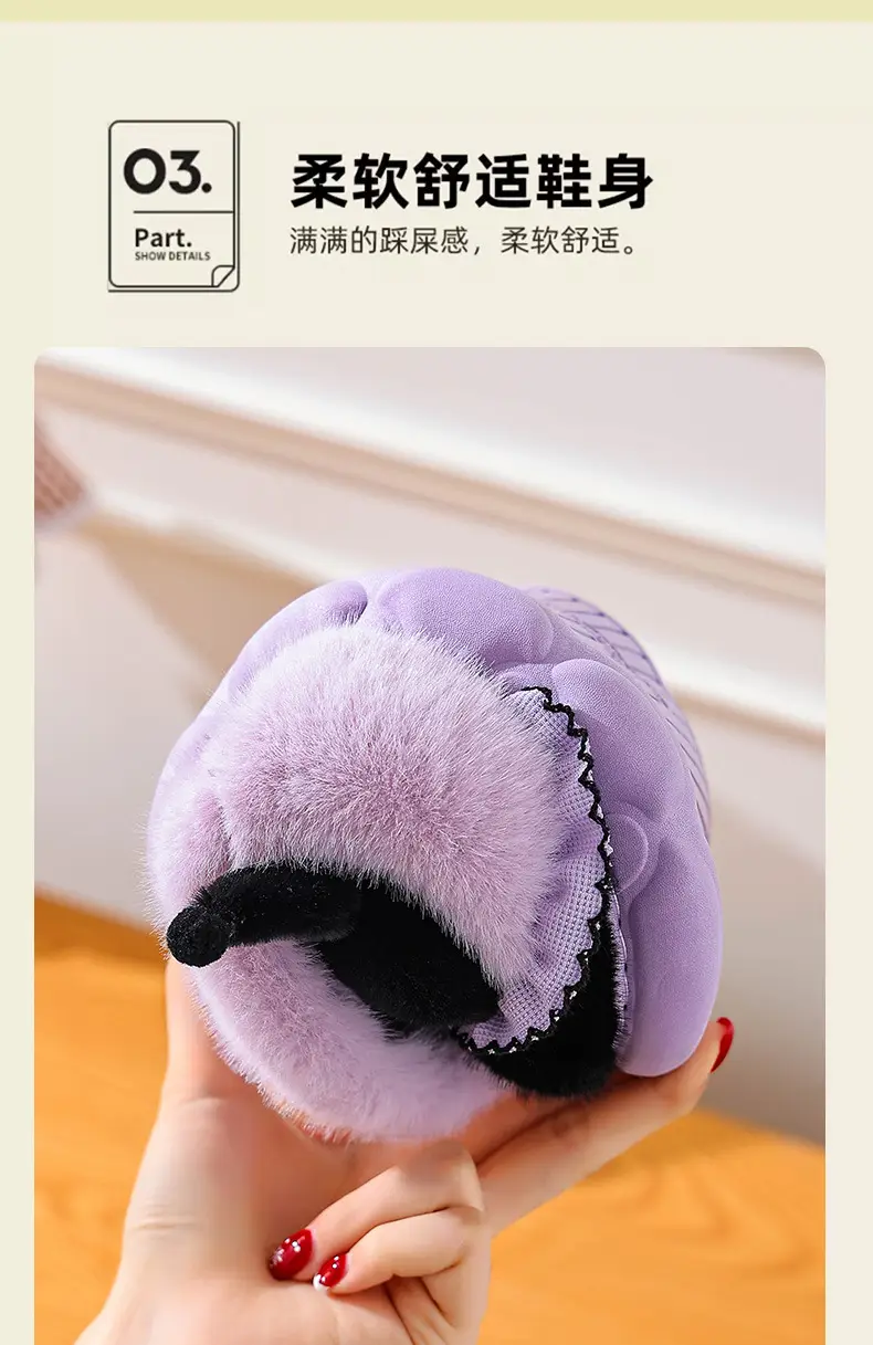 Sanrio Hello Kitty Red Velvet Slippers Women Warm Plus — feature 8