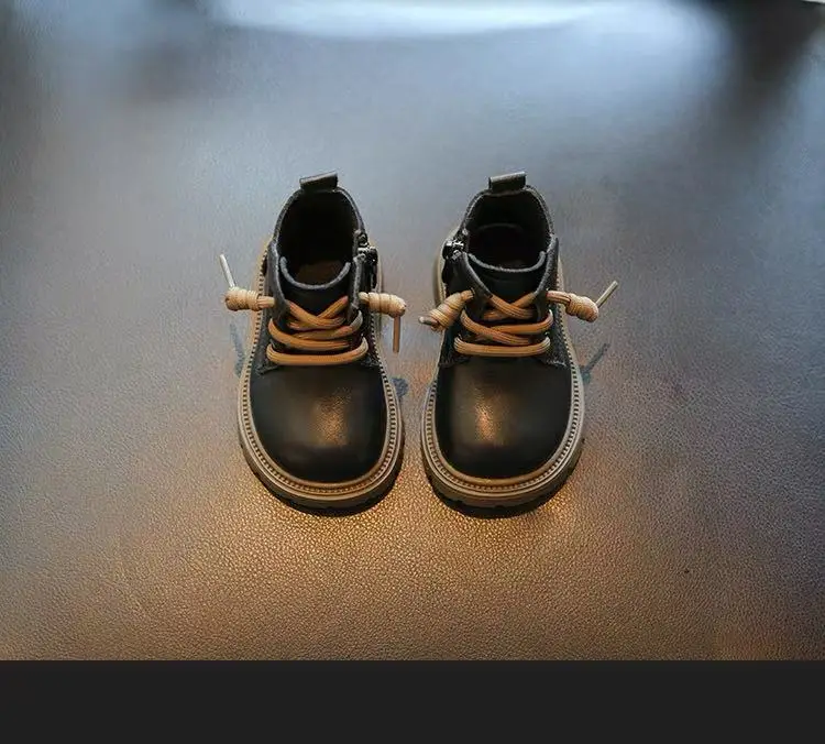 Baby Boots Autumn and Winter Leather Boots 0 to 3 Years Old Soft-Soled Toddler Shoes Female Baby Boots Leather Cotton Boots Boys Baby Shoes — feature 7