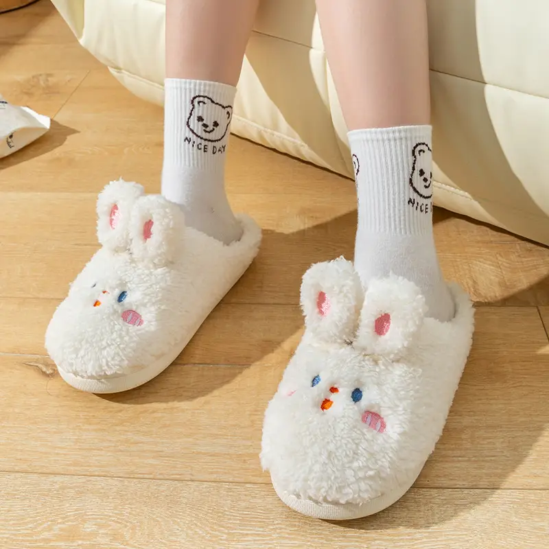 Cixi Cotton Slippers for Women, Winter Home Use, Spring & Fall Indoor Non-Slip Warm Thick-Soled Confinement Shoes for Home Couples and Men - Image 5