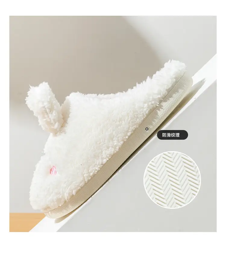 Cixi Cotton Slippers for Women, Winter Home Use, Spring & Fall Indoor Non-Slip Warm Thick-Soled Confinement Shoes for Home Couples and Men — feature 6