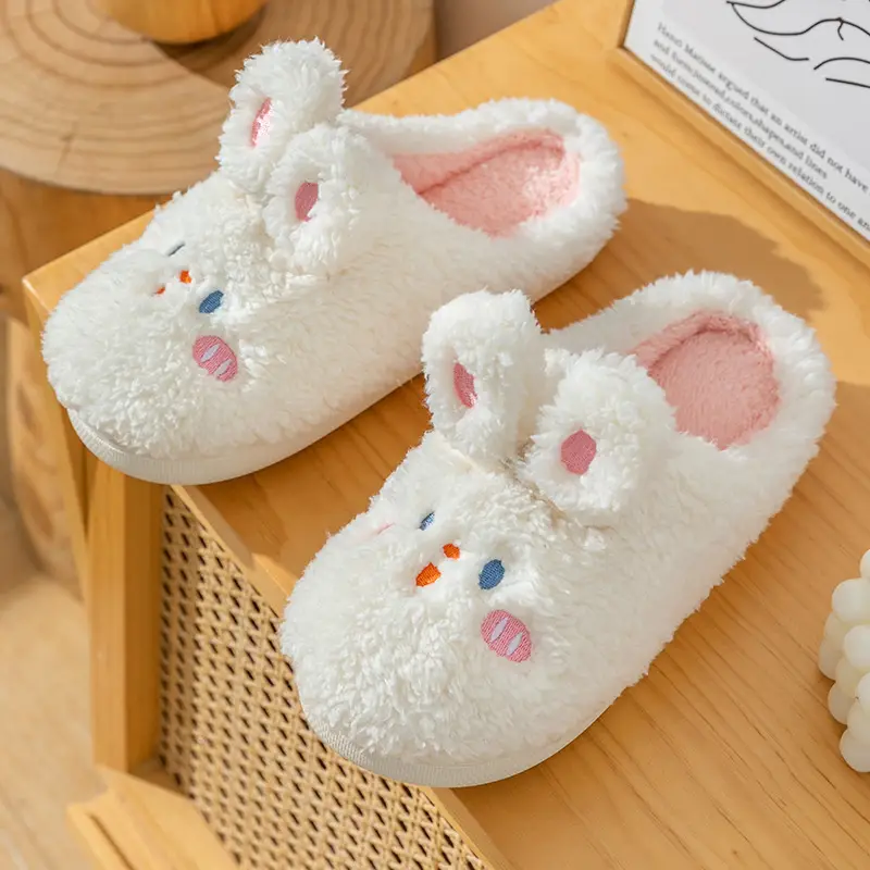 Cixi Cotton Slippers for Women, Winter Home Use, Spring & Fall Indoor Non-Slip Warm Thick-Soled Confinement Shoes for Home Couples and Men - Image 2