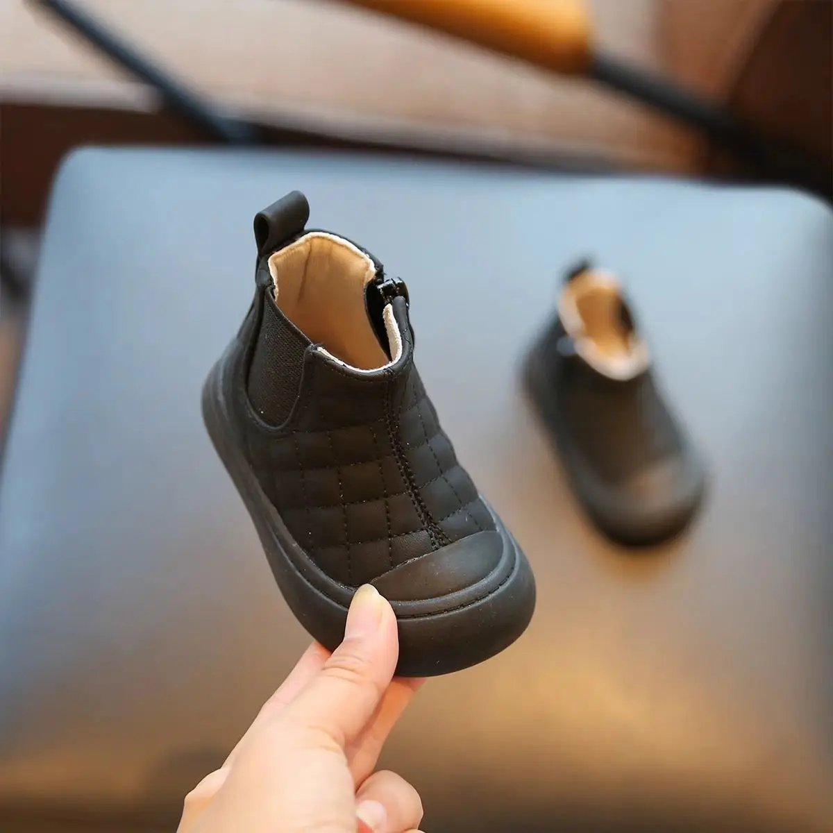 Girls' Soft Leather Sneakers Spring Fall