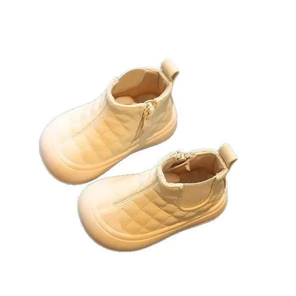 Girls' Soft Leather Sneakers Spring Fall