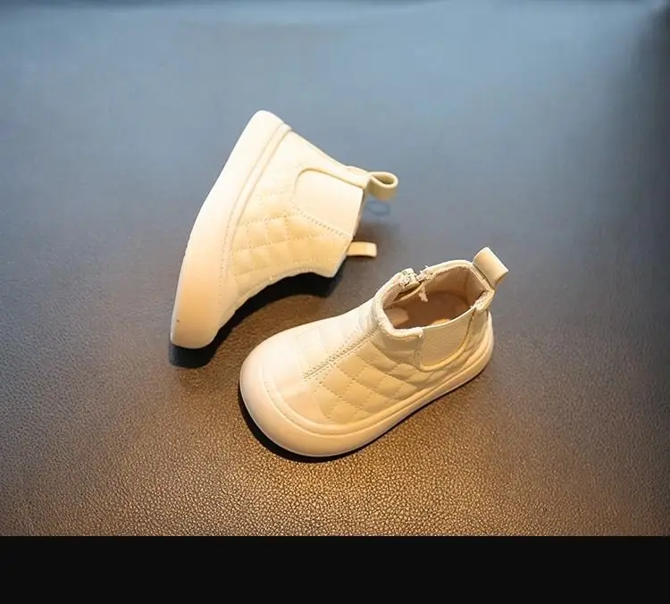 Girls' Soft Leather Sneakers Spring Fall — feature 4