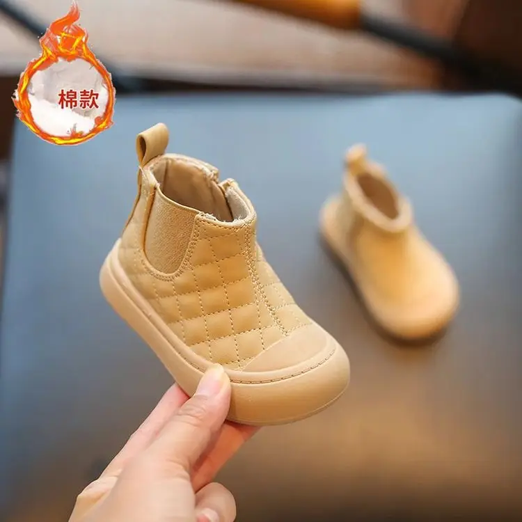Girls' Soft Leather Sneakers Spring Fall
