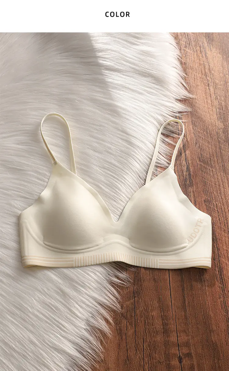 Seamless, Wire-Free French Style Thin Rabbit Ear Bra, Breast-Retracting, Comfortable, Breathable, Soft Support, Anti-Bulge Bra — feature 12