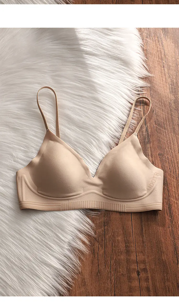 Seamless, Wire-Free French Style Thin Rabbit Ear Bra, Breast-Retracting, Comfortable, Breathable, Soft Support, Anti-Bulge Bra — feature 13