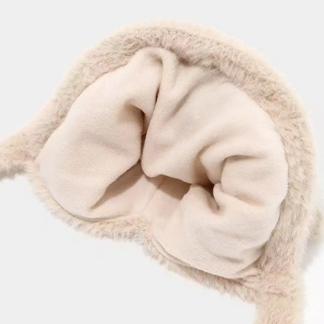 Children's Cartoon Ear Protection Hat Casual Warm Penguin Thickened Winter Pullover Hat for Boys and Girls Autumn and Winter — feature 7