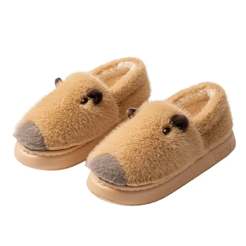 Women's Warm Cotton Capybara Slippers Winter 2025 - Image 11