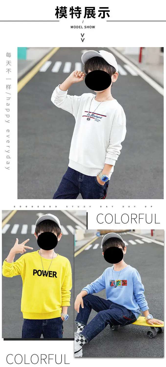 Girls Casual Spring & Fall Style Sweatshirt Jeans Suit Kidsren Girls New Korean Style Cartoon Versatile Two-Piece Set — feature 8