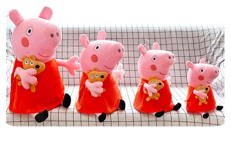 Peppa Pig and George's Family Plush Toys Cartoon Pig Doll Gift for Children Sleeping Pillow Doll — feature 11