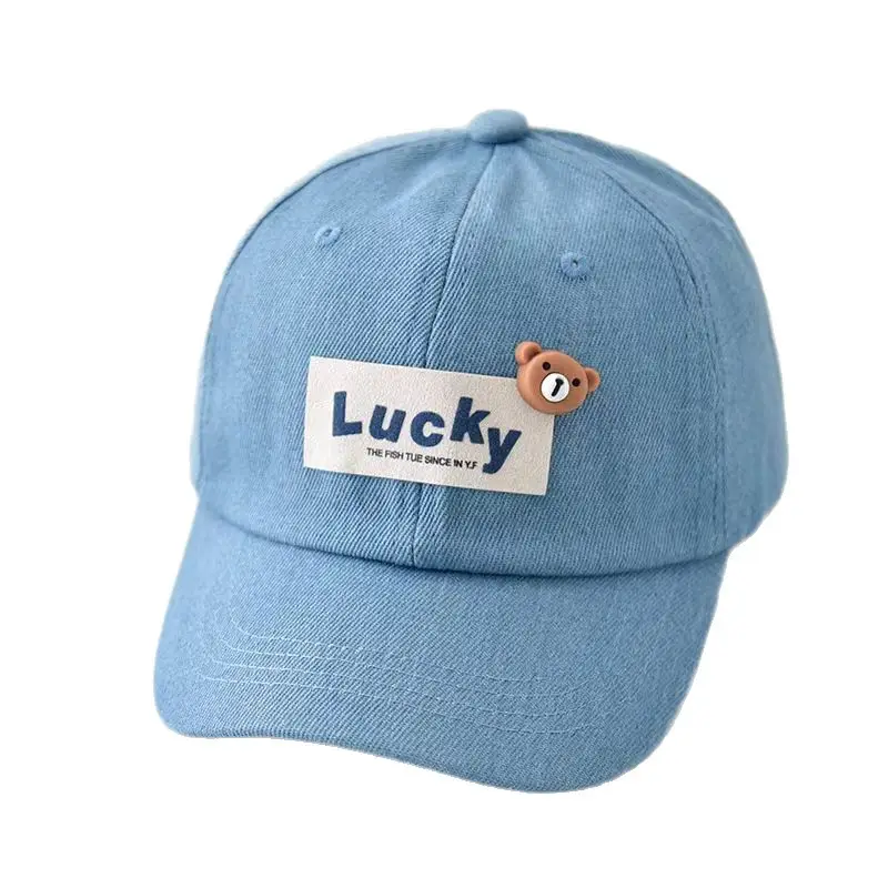 Children's Blue Baseball Caps Summer Sun Protection - Image 8