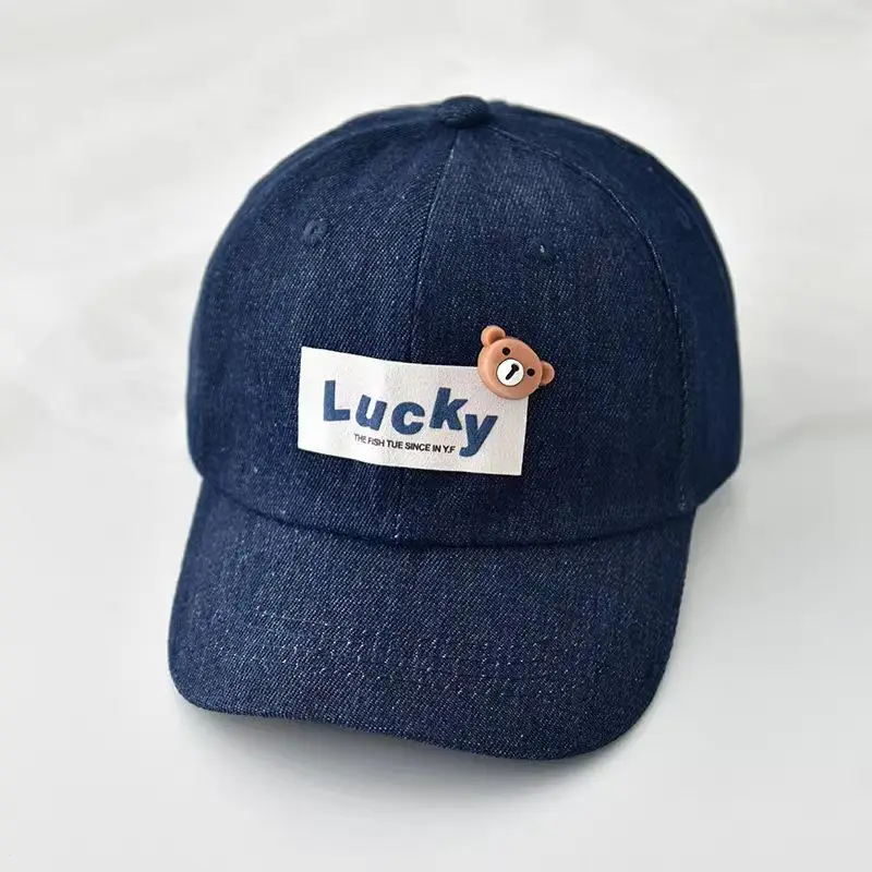 Children's Blue Baseball Caps Summer Sun Protection — feature 6