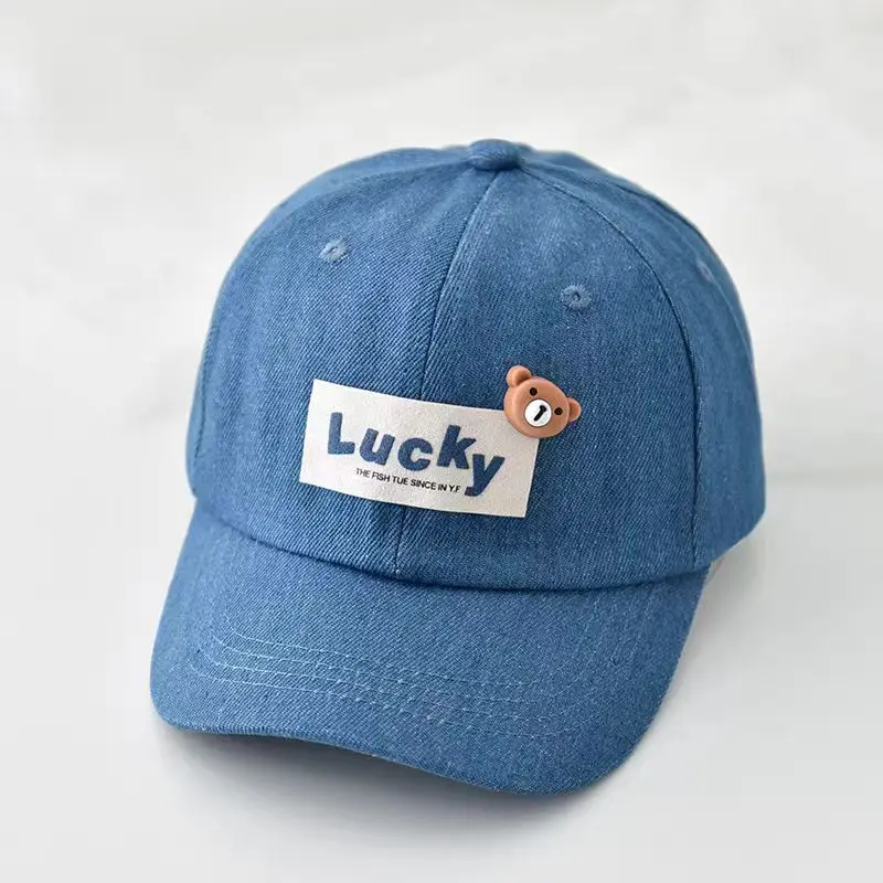 Children's Blue Baseball Caps Summer Sun Protection — feature 7