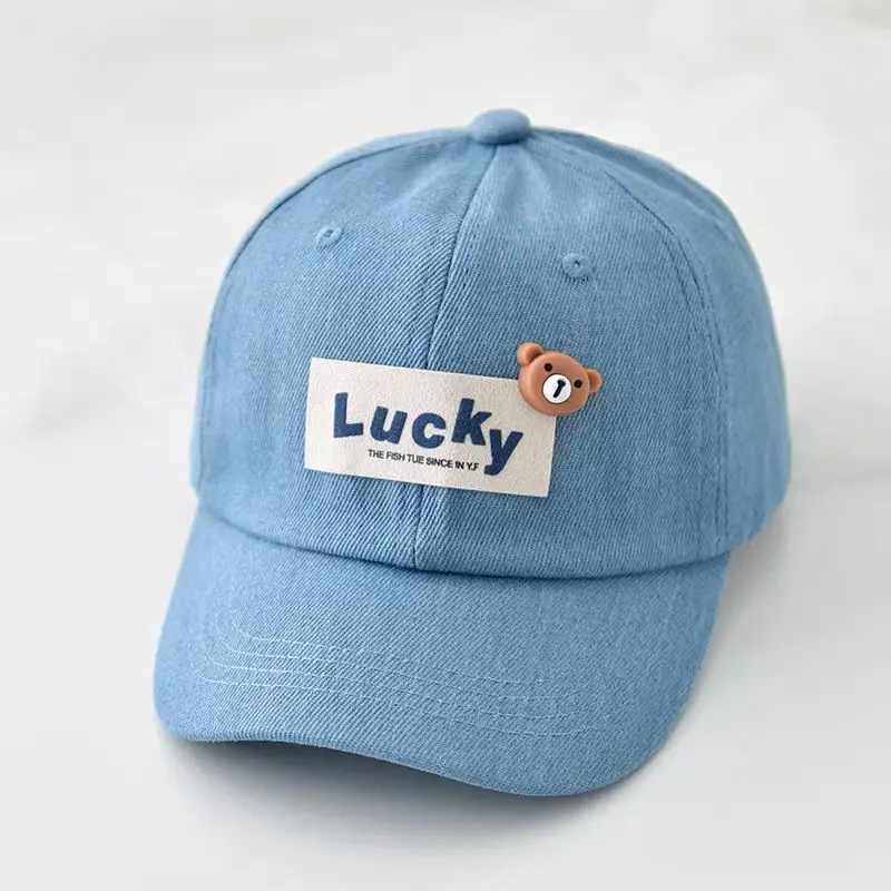 Children's Blue Baseball Caps Summer Sun Protection - Image 3