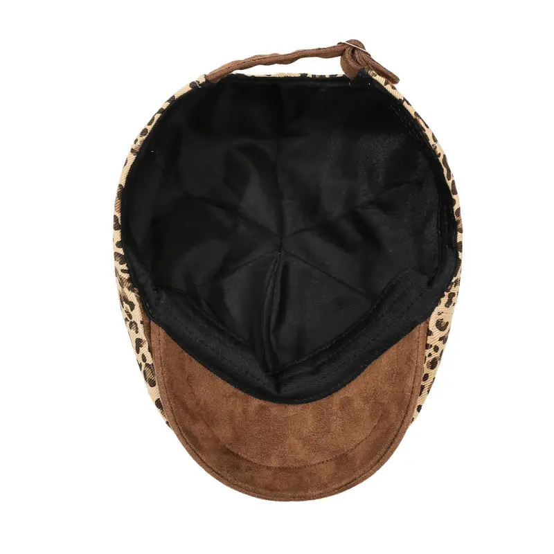 Leopard Print Forward Cap Spring Autumn New - Image 8