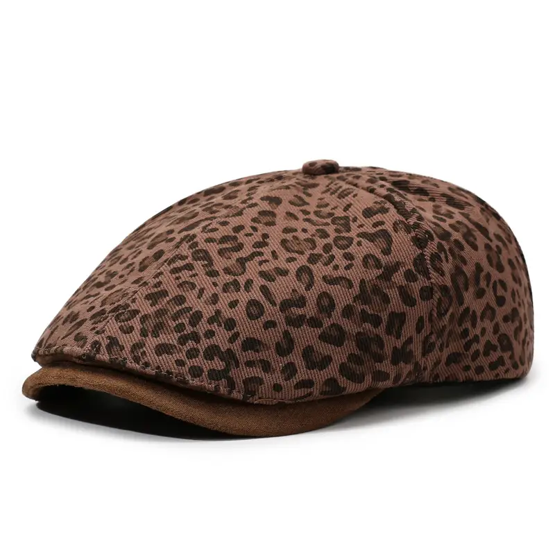 Leopard Print Forward Cap Spring Autumn New - Image 2