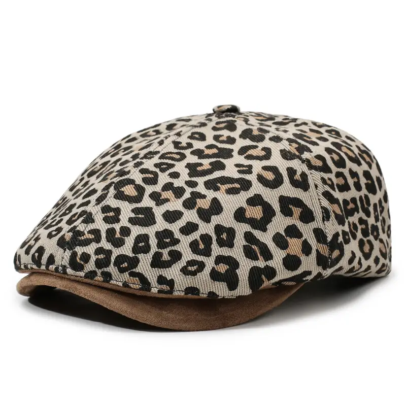 Leopard Print Forward Cap Spring Autumn New - Image 3
