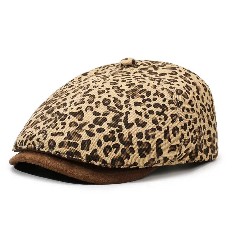 Leopard Print Forward Cap Spring Autumn New - Image 4