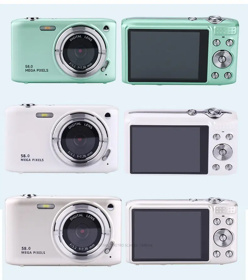 Cross-Border Hot-Selling Portable Ccd High-Definition Digital Camera 2.88inch Entry-Level Multi-Color Compact Camera for Students — feature 12
