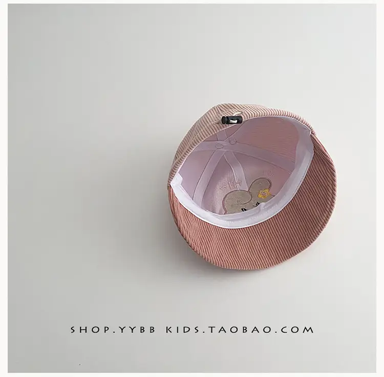 Children's Pink Bunny Cap Autumn Winter Warm Windproof Large Bristle — feature 10