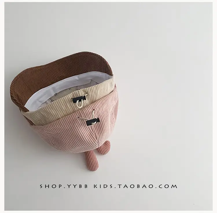 Children's Pink Bunny Cap Autumn Winter Warm Windproof Large Bristle — feature 9