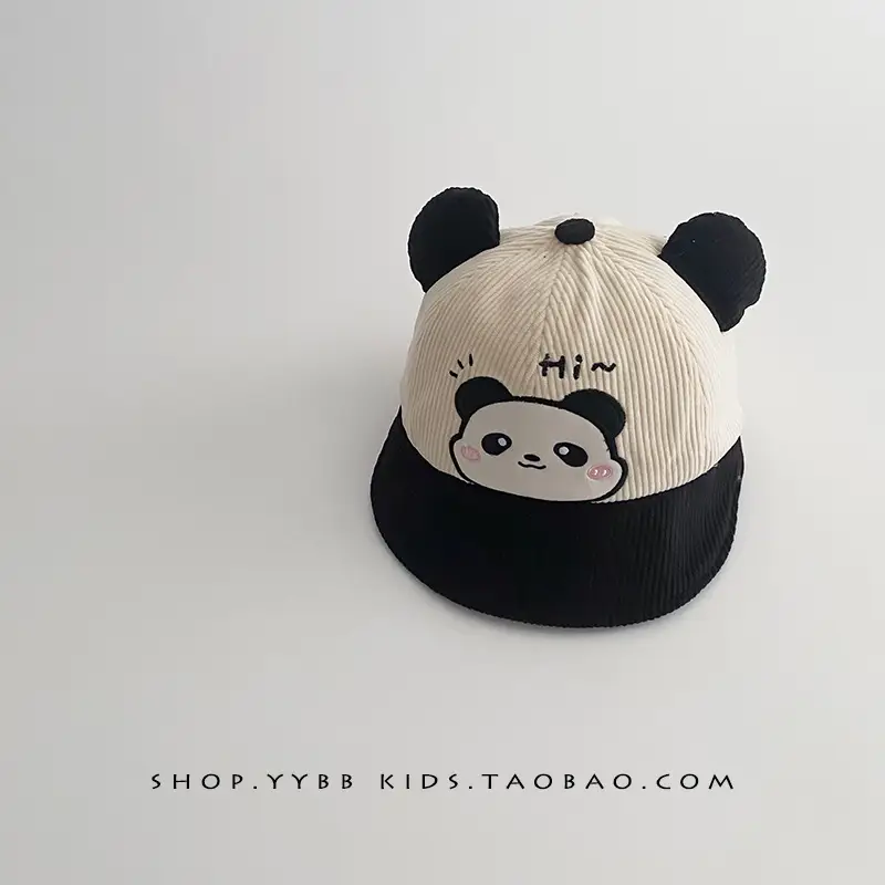 Children's Pink Bunny Cap Autumn Winter Warm Windproof Large Bristle - Image 3