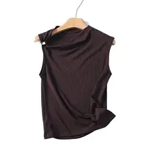 Cross-Border Wholesale Women's New European and American Style Pocket-Decorated Silk Shirt 7823147 Pajama-Style Pants 7824147 — feature 10